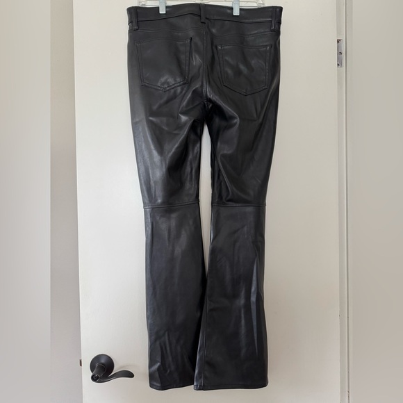 Black leather baby boot pants from Gap - Picture 3 of 7